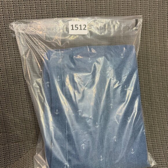 Talbots Simply Flattering Collection Ankle Jeans With Anchor Print - 2P - Picture 13 of 13